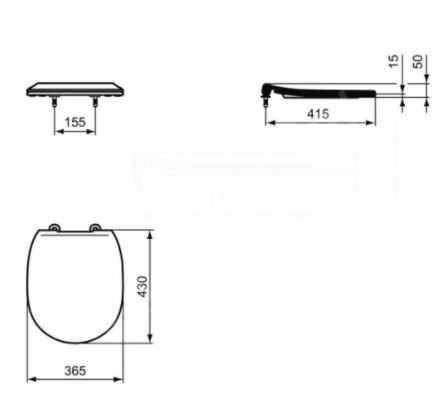 WC Daska | Ideal Standard - Connect  Slim-thumbnail