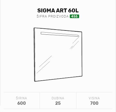 TOALETNO OGLEDALO SIGMA ART 60 LED 600x25x700 0455-thumbnail